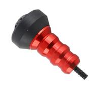 Curseur de Cadre de Roue de Moto Universel en Alliage d'aluminium anodisé, Protection Contre Les Chocs ABS pour Zx10r Z800 Fz6 R6 Gsxr (Rouge)