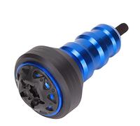 Curseur de Cadre de Roue de Moto Universel en Alliage d'aluminium anodisé, Protection Contre Les Chocs ABS pour Zx10r Z800 Fz6 R6 Gsxr (Bleu)