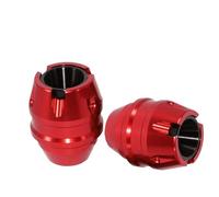 Curseur de Cadre de Tuyau, Protection Anti-Collision, Amortisseur d'échappement, Boule de Chute, adapté pour SYM ADXTG ADX TG400 2024 2025(Front Red)