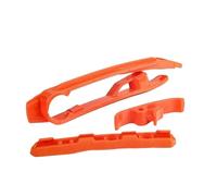 Curseur de chaîne de polyuréthane pour moto Swingarm Protector facile à installer Guide de la chaîne de vélos compatible avec les modèles standard(For Orange)
