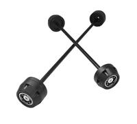 Curseur De Fourche Roue Moto, Accessoires Protection Contre Les Chocs pour Essieu pour F900R 2020 2021 2022 2023 Pièces de Protection(Set-Black)