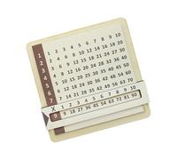 Curseur de multiplication en bois - Outil d'apprentissage pour les compétences en mathématiques - Jeu de multiplication