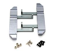 Curseur de Plaque latérale de pédale en métal for MN D90 MN-90 MN98 MN99 MN99S 1/12 RC, pièces de Mise à Niveau, Accessoires, Argent