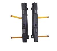 Curseur en plastique for Nintendo for Switch for NS for Joy-con Assemblage de rail de contrôleur avec câble flexible complet droite gauche avec bouton(Grey)