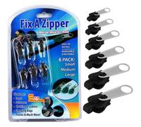 Curseur Fermeture Éclair Clipsable Zlideon Curseur Zip Metallique Kit De Réparation Pour Vêtements Sac Vestes Tentes Bagages Label