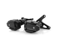 Curseur Protection Cadre De Moto Protection Anti-Chute pour Moto, Cadre Coulissant, Carénage, Protection Anti-Collision pour CB650F CB 650F 2014-2018(Le Noir)