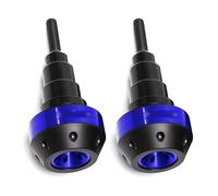 Curseur Tige De Protection Anti-chute En Caoutchouc Pour Moto Pour Z1000 Z900/RS Z650 ZX10R ZX6R(Bleu)