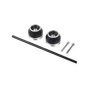 Curseurs Cadre Curseurs Fourche Essieu Avant Arrière Moto Protecteur Roue pour S1000R S1000XR S 1000 R XR S 1000R 2014-2023(Argent Avant)