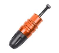 Curseurs Cadre Moto Compatible Avec DL250 Pour GSX250R Pour GW250F Pour GW250 Cadre Moto Curseur D'échappement Protecteur Chute Anti Crash Pad Pièces Rechange(Orange)
