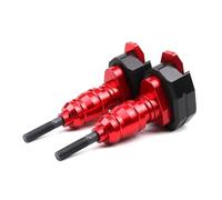 Curseurs Cadre Moto Compatible Avec Z Pour H2 Pour ZH2 2019-2025 Cadre Protection Contre Les Chutes Moto Protection Carénage Coulissant Protection Chutes(Red)
