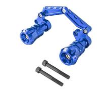 Curseurs Cadre pour NMAX155 NMAX125 160 XMAX300 N-MAX155 Nmax155 Xmax300 Tuyau Échappement De Moto Protection Anti Chute(Bleu)