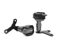 Curseurs Cadre Protection Anti-Chute CNC pour Moto, Protection De Carénage Et De Cadre pour Y&amaha XJ6 Diversion XJ-6 Protection Anti-Chute(Titane)