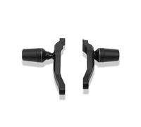 Curseurs Cadre Protection Anti-Chute CNC pour Moto, Protection De Carénage, Patins De Cadre, Protection Anti-Collision pour Trident 660 / Tiger Sport 660 2021-2023 Protection Anti-Chute(Titane)