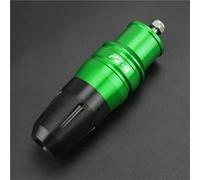 Curseurs Cadre Protection Anti-Chute pour Pot D'échappement De Moto pour Yamaha FZS1000, FZS150, FZS600 Moto Anti-Collision Protector(Vert)