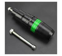 Curseurs Cadre Protections De Cadre De Moto CNC Curseurs Échappement Protection Contre Les Collisions pour CBR125R CBR150R CBR250 CBR250R(B-Vert)