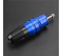 Curseurs Cadre Protections D'échappement pour Moto pour Kawasaki ZZR1200, ZZR1400, ZZR400, ZZR600 Et ZZR250 Moto Anti-Chute Protector(Bleu)