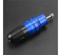 Curseurs Cadre Protections D'échappement pour Moto pour Kawasaki ZZR1200 ZZR1400 ZZR400 ZZR600 ZZR250 Protections Anti-Chute Moto Anti-Chute Protector(Bleu)