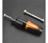 Curseurs Cadre Protections d'échappement pour Suzuki SFV650 Gladius 2009 2010 2011 2012 2013 2014 2015, Protections de Cadre Moto Anti-Chute Protector(Orange 2)