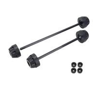 Curseurs Cadre Protections Essieu Protections De Cadre Et D'axe Roue Avant Arrière pour Moto pour Yamaha MT10SP MT-10 SP MT10 (2016-2023) Moto Accessoires(Noir,Avant Arrière)