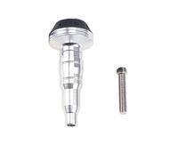 Curseurs De Cadre Moto Universal 10mm Motorcycle Frame Slider M10 Falling Crash Protector Rod Motorbike Anti-Falling Engine Protection Stick 1pc/2pcs(1pc Silver)
