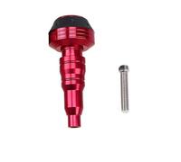 Curseurs De Cadre Moto Universal 10mm Motorcycle Frame Slider M10 Falling Crash Protector Rod Motorbike Anti-Falling Engine Protection Stick 1pc(1pc Red)