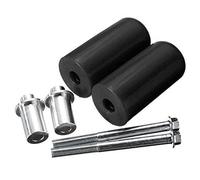 Curseurs De Cadre, Universel Protection Crash Chute Moto de fourche De 10 Mm Pour PièCes De RéParation De Motos Yamaha Honda Suzuki (Noir)