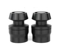 Curseurs De Collision D'essieu Arrière Moto Bobines Bras Oscillant pour CL500 CTX700 NSR125 CB400X CB500 CB600F CBF500 CB125R CBR1000 Barre d'autoroute(Black Type 2)