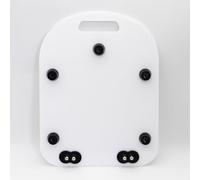 Curseurs de Cuisine pour Comptoir, Curseur de mélangeur polyvalent en acrylique pour Mixeur Sur Pied, Base Coulissante de Rangement Mobile pour Comptoir pour Thermomix TM6 TM5, Blanc