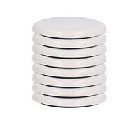 Curseurs de Meubles Ronds réutilisables, déplacement sans Effort, Meubles Lourds, protègent Les Tapis et Les sols, Vert Pois, 8 pièces (5 Pouces)