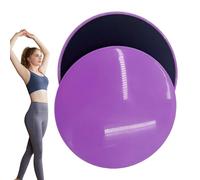 Curseurs d'entraînement pour tapis - Disque glissant d'exercice latéral | Disques glissants de fitness | 2 patins coulissants double face | Patins d'exercice antistatiques, coussin de yoga pour