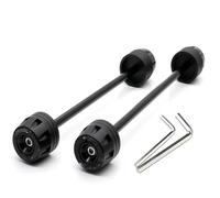 Curseurs D'essieu De Fourche Roue Protections D'axe De Roue Et Fourche Avant Arrière pour Moto pour Ducati Monster 1200 1200R 1200S MONSTER1200 S R 2016-2020 Essieu Roue Moto(Noir)
