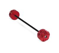 Curseurs Essieu Fourche Roue Avant Arrière Moto Capuchon Protection Contre Collisions pour CB750 pour Hornet CB 750 pour Hornet 2023-2025 Protection Contre Les collisions(Arrière Rouge)