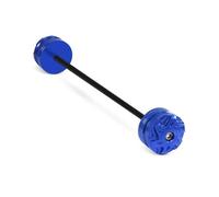 Curseurs Essieu Fourche Roue Avant Arrière Moto Capuchon Protection Contre Collisions pour CB750 pour Hornet CB 750 pour Hornet 2023-2025 Protection Contre Les collisions(Rear Blue)