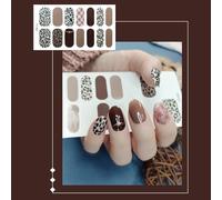 Curseurs Léopard Populaires Adaptés Décorations D'art 'ongle Autocollant Imprimé Mignon Décalcomanie Vernis Décoration De Manucure 'hiver Autocollants Mignons Bricolage Faux Ongles De Du An