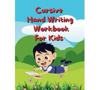 Cursive handwriting book for kids: Cursive handwriting book for kids | Handwriting practice book for kids | Handwriting practice | 100 Pages