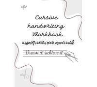 Cursive handwriting workbook: كراسة تحسين الخط باللغة الإنجليزية