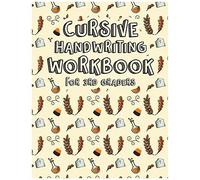 Cursive Handwriting Workbook For 3rd Graders: 3 In 1 Writing Practice For Cursive Letters, Words And Sentences. All In One Alphabets Words And Complete Sentences. Halloween Cursive Handwriting Practic