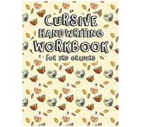 Cursive Handwriting Workbook For 3rd Graders: Halloween Cursive Handwriting Practice. 3 In 1 Writing Practice For Cursive Letters, Words And Sentences. All In One Alphabets Words And Complete Sentence