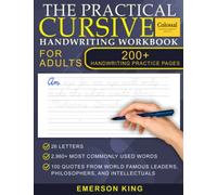 Cursive Handwriting Workbook for Adults - 200+ Pages of Handwriting Practice for Adults: Cursive workbook - hand writing practice books for adults. ... for adults. Improve handwriting for adult