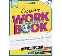 Cursive Workbook for kids ages 8-12: Master Writing Skills with Fun Facts, Jokes, Riddles, Creative Prompts & More