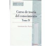 Curso de Teoría del Conocimiento IV