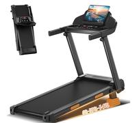 CURSOR Tapis de Course Pliable Inclinable | Tapis de Marche Inclinable 12KM/H,Treadmill Home avec moteur 3.0CV et affichage LED, Charge max. 136KG