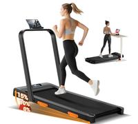 CURSOR Tapis de Marche Inclinable 15% à Triple Amortissement,2,5 CV Walking Pad,Tapis de Course Motorise Inclinable Charge Max.136KG