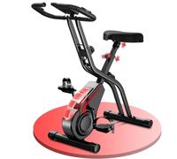 CURSOR velo d appartement pliable, 5-en-1 velo appartement pliable, équipé d'une résistance silencieuse à 16 niveaux. vélos d'appartement avec surveillance de la fréquence cardiaque et écran LED
