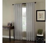 Curtainworks Soho Voilage de Voilage, 150 x 305 cm, argenté