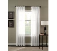 Curtainworks Trinity Panneau en Voile plissé pour Rideaux Hiver 129,5 x 274,3 cm