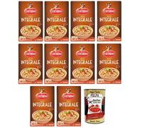 Curtiriso Riso Integrale, 100 % riz brun italien, temps de cuisson 10 minutes, paquet de 1 kg + boîte italienne Gourmet Polpa di Pomodoro 400 g
