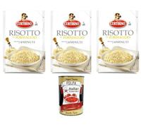 Wasa Original Lot de 3 crackers avec 100 % farine de seigle, tranches croustillantes avec farine de seigle entier, riches en fibres, 275 g + boîte italienne Gourmet Polpa di Pomodoro 400 g