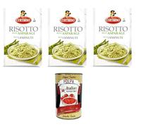 Wasa Original Lot de 3 crackers avec 100 % farine de seigle, tranches croustillantes avec farine de seigle entier, riches en fibres, 275 g + boîte italienne Gourmet Polpa di Pomodoro 400 g