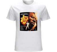 Curtis Mayfield Men's T-Shirt Unisex Black Cotton Print Tee Shirts(Medium)